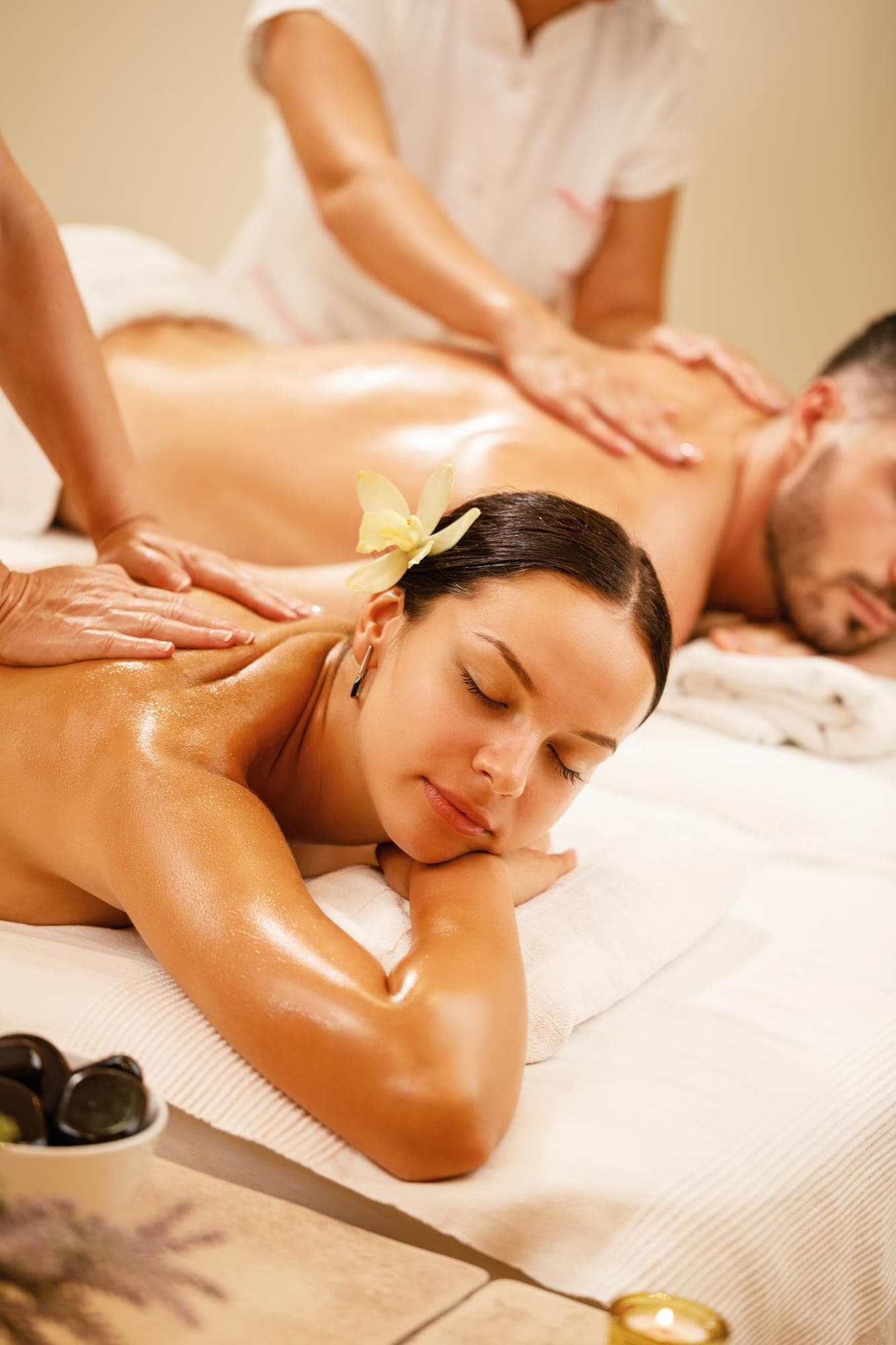 Massage Duo Relaxant photo massage gommage soins zen lounge